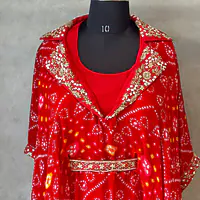 BHANDEJ SHURG SET WITH PLAZO