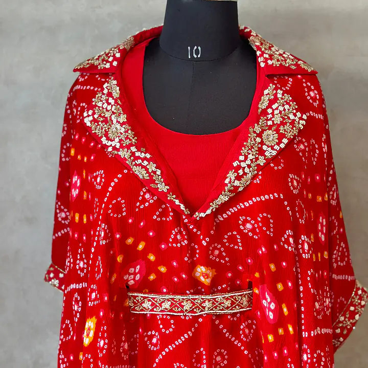BHANDEJ SHURG SET WITH PLAZO