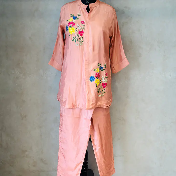 PURE CREPE CO-ORD SET FOR RAKHI - 38