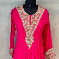 RAKHI SPECIAL ZARDOSI HANDWORK ANARKALI SUIT