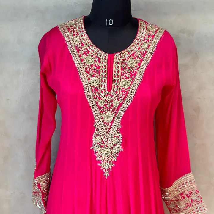 RAKHI SPECIAL ZARDOSI HANDWORK ANARKALI SUIT
