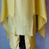 PURE ZARI TISSUE SUIT SET FOR RAKHI