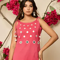 TRENDY CO-ORD SET - Baby pink - 44
