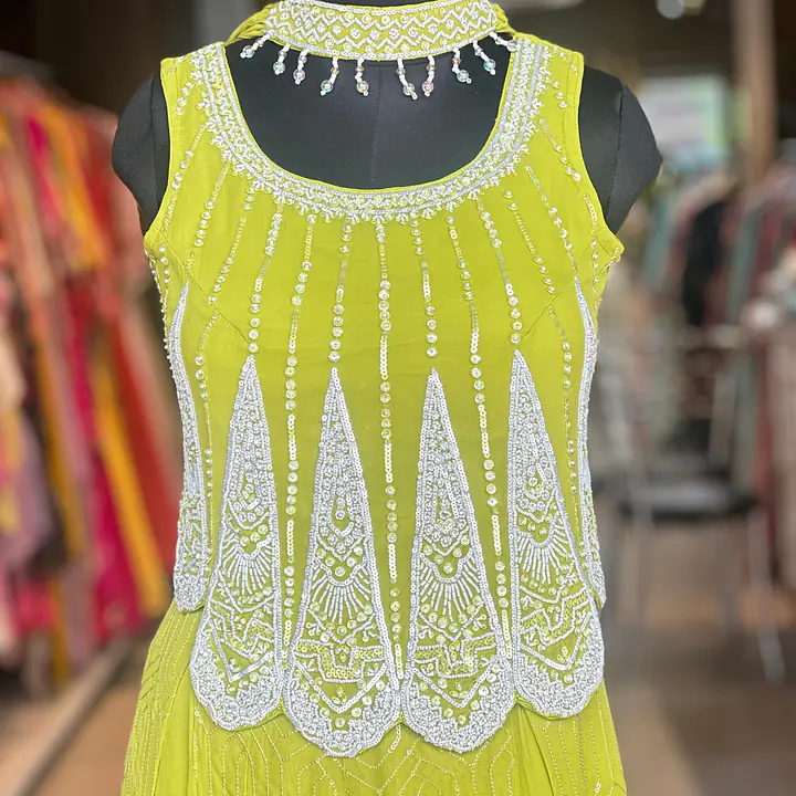 DESIGNER HANDWORK PLAZO SET - 40
