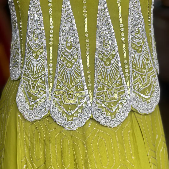 DESIGNER HANDWORK PLAZO SET