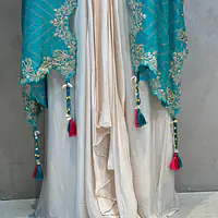 INDO-FUSION SHURG SKIRT SET - Rani SHURG - 40
