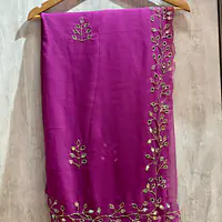 GEORGETTE HANDWORK SAREE