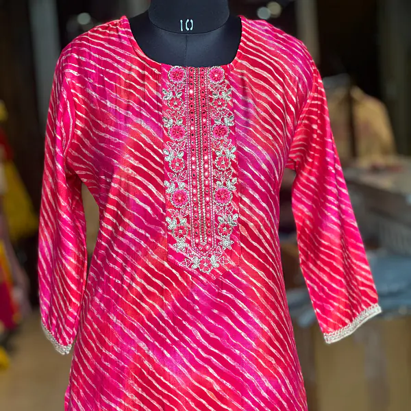 THREE PIECE SUIT SET - Pink - 38
