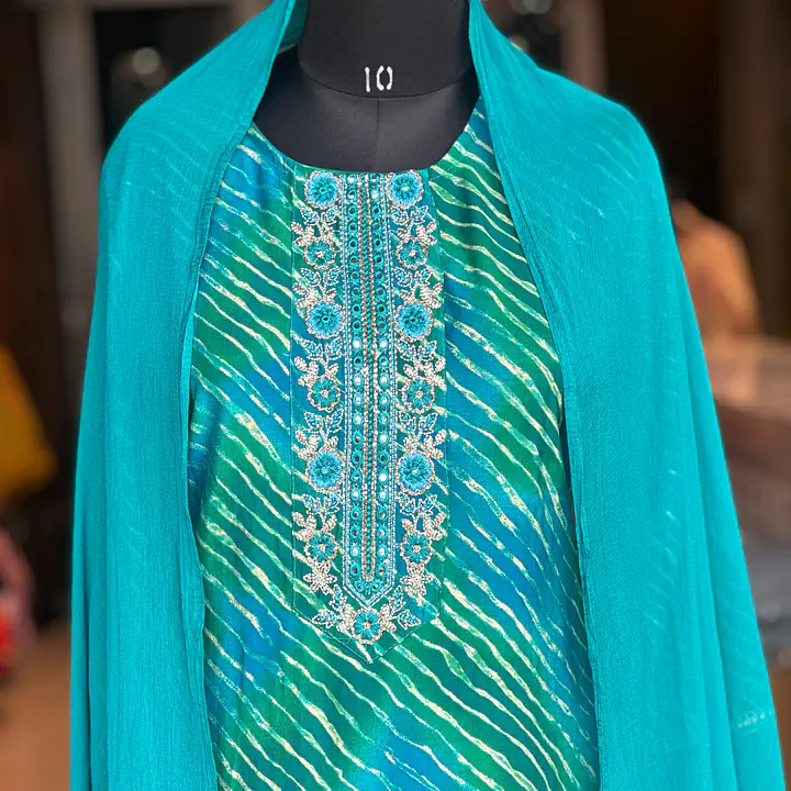 THREE PIECE SUIT SET - Green - 44