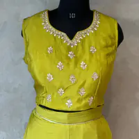 INDO FUSION HANDWORK PLAZO SET
