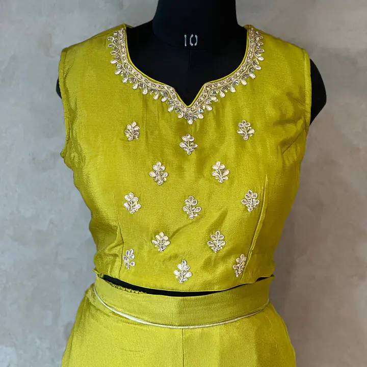 INDO FUSION HANDWORK PLAZO SET