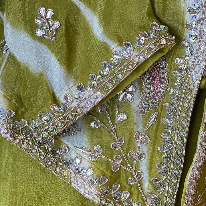 INDO FUSION HANDWORK PLAZO SET