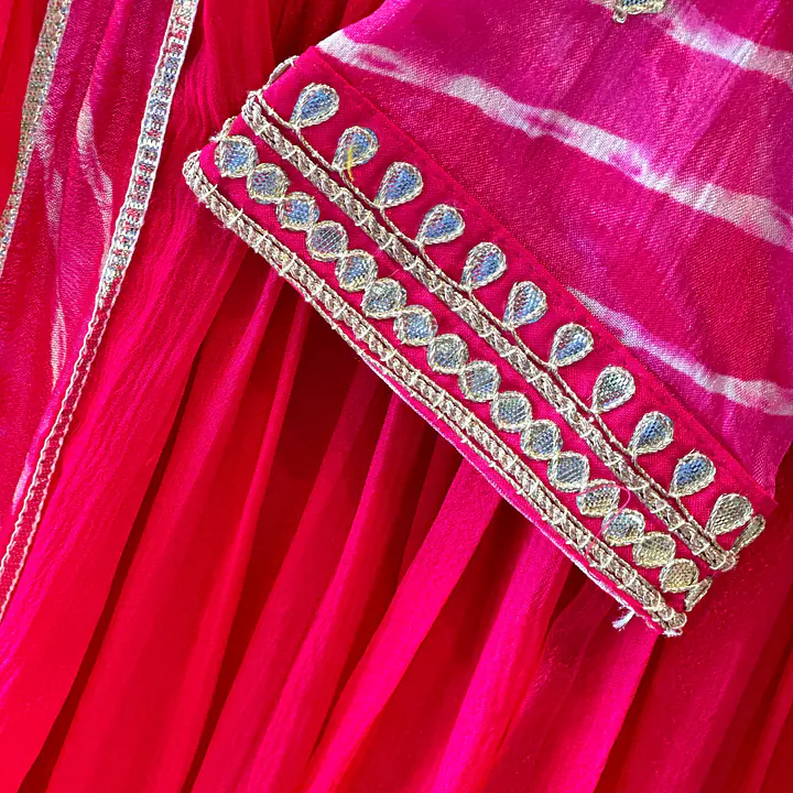 BRIDE SPECIAL LAHARIYA HANDWORK SUIT