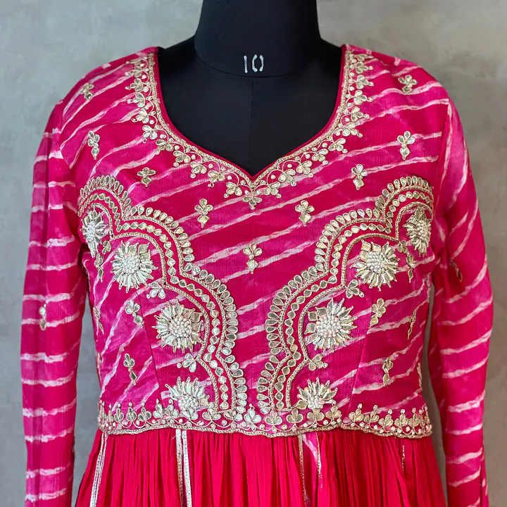 BRIDE SPECIAL LAHARIYA HANDWORK SUIT