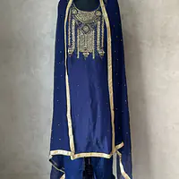 THREE PIECE SUIT SET WITH HANDWORK - 38