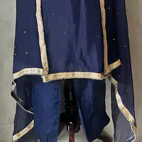 THREE PIECE SUIT SET WITH HANDWORK - 42