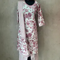 THREE PIECE STRAIGHT SUIT SET - 38