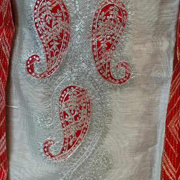 CHANDERI SUIT SET