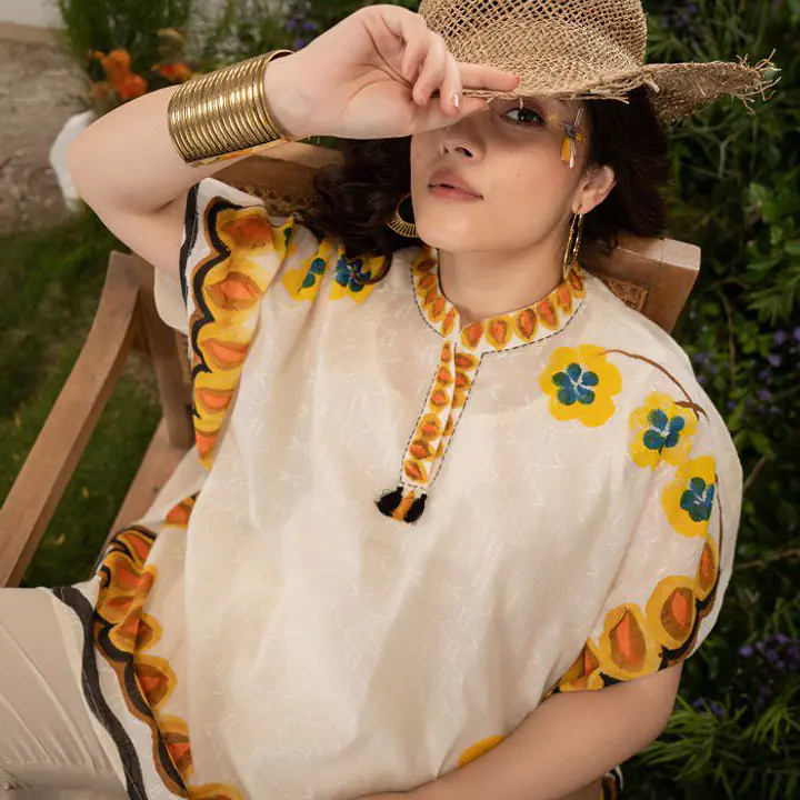 NEW TRENDY KAFTAN CO-ORD SET - 40