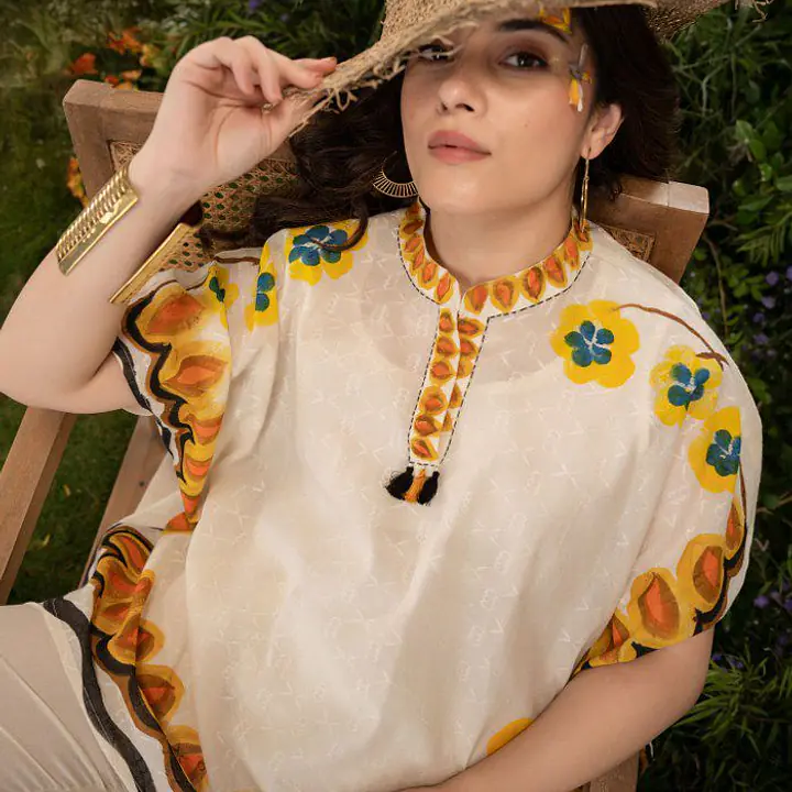 NEW TRENDY KAFTAN CO-ORD SET - 42