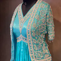 ANARKALI INDO-FUSION SUIT - Pastel pink - 40