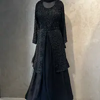 PEPLUM HANDWORK SKIRT SET - 36