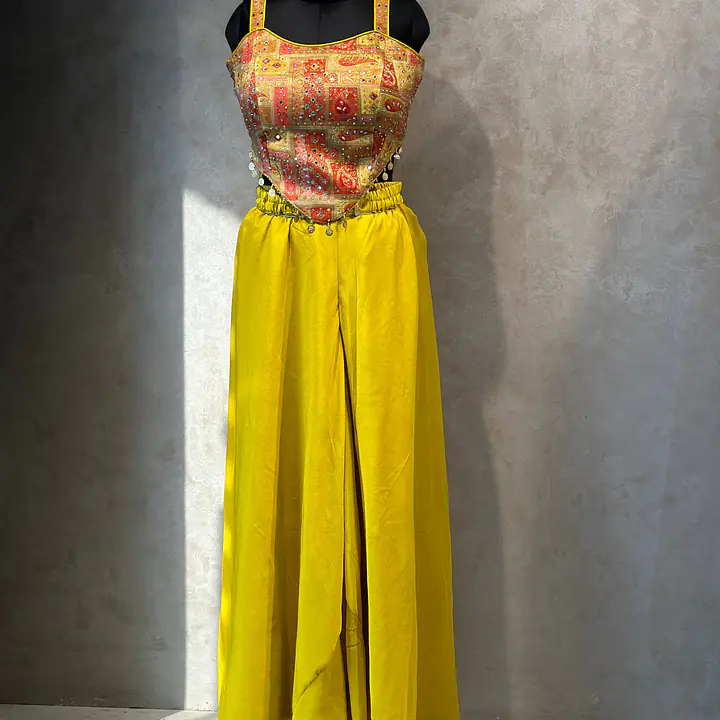 DESIGNER PLAZO SET - 36