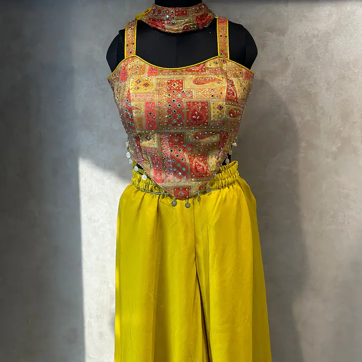 DESIGNER PLAZO SET - 38