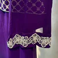 INDO-WESTERN PLAZO SET - Purple - 34