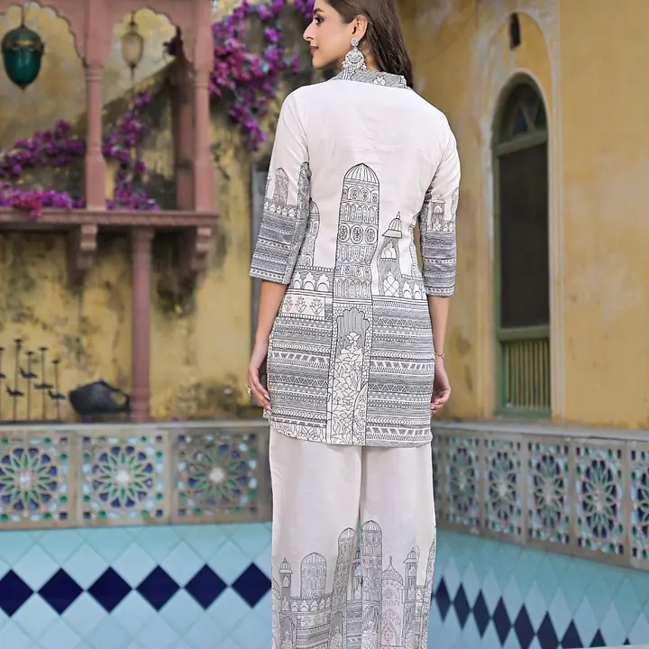 TRENDY CO-ORD SET - 38 - White
