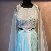 INDO-FUSION SHURG SET - Sky blue - 36