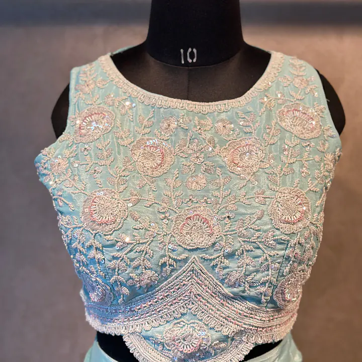 INDO-FUSION SHURG SET - Sky blue - 40