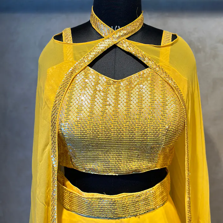 INDO-FUSION PLAZO SER - Mango Yellow - 38