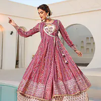 ANARKALI SUIT SET - Red - 38