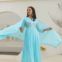 BEAUTIFUL EMBROIDERED MUL COTTON SUIT SET