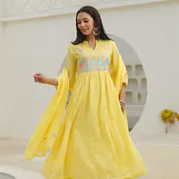 BEAUTIFUL EMBROIDERED MUL COTTON SUIT SET - Sky blue - 44