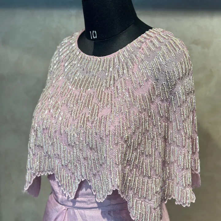 INDO-FUSION SKIRT SET IN HANDWORK - 38