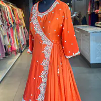 TRADITIONAL LONG JACKET INDO-FUSION GOWN