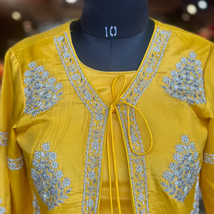 INDO-FUSION GOWN WITH JACKET SET