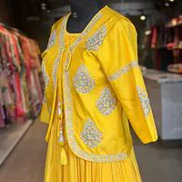 INDO-FUSION GOWN WITH JACKET SET