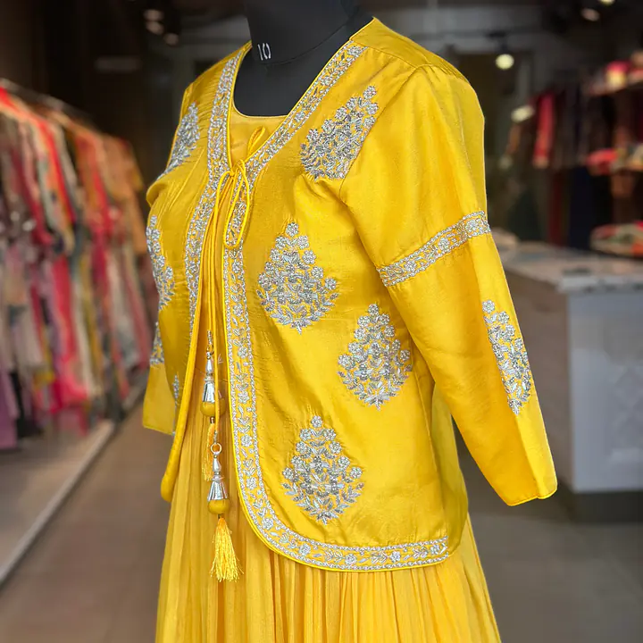 INDO-FUSION GOWN WITH JACKET SET