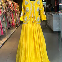 INDO-FUSION GOWN WITH JACKET SET