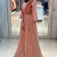 TRADITIONAL PURE ZARI SILK GOWN WITH JACKET