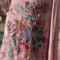 PURE CHINON HANDWORK PLAZO SET