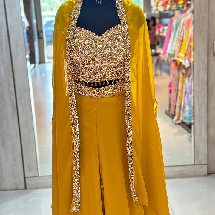 INDO-FUSION SHURG SET - Yellow - 38