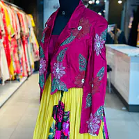 BEAUTIFUL JACKET SET IN HANDWORK