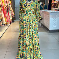 FLORAL LONG GOWN - 36