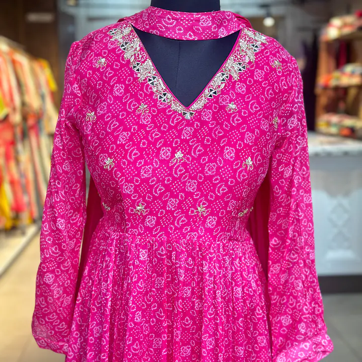 BHANEJ HANDWORK GOWN - 38