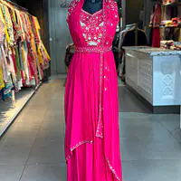 SKIRT SET WITH SHURG IN HANDWORK - 38