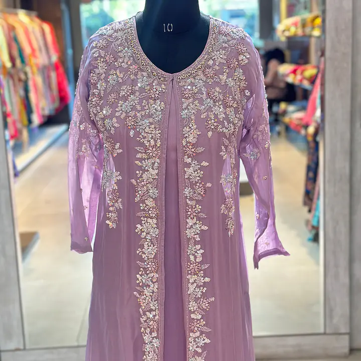INDO-FUSION GOWN WITH SHURG - 40